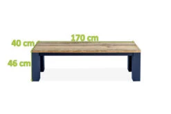 OUTFLEXX Oxford Bank, Dark Grey/natur, Alu/recycled FSC®-Teak, 170x40x45cm, Rustikal Gebürstet -Kettler Verkaufsgeschäft 5 20336.jpg