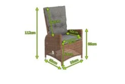 OUTFLEXX 2er Set Dining Sessel, Hellbraun, Polyrattan, 55 X 65 X 112 Cm, Rücken Stufenlos Verstellbar 24 OUTFLEXX 2er Set Dining Sessel, Hellbraun, Polyrattan, 55 X 65 X 112 Cm, Rücken Stufenlos Verstellbar -Kettler Verkaufsgeschäft 5 20678.jpg