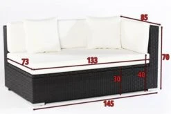 OUTFLEXX 2-Sitzer Ecksofa, Schwarz, Polyrattan, 145x85x70cm, Armlehne Links, Wasserfeste Kissenbox -Kettler Verkaufsgeschäft 5 2392 3 BOX.jpg