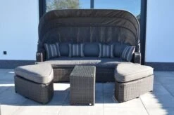 OUTFLEXX Houston Loungebett, Grau, Polyrattan, Doppel-halbrund, Viele Stellmöglichkeiten, Dach Klappbar -Kettler Verkaufsgeschäft 6 18543.jpg