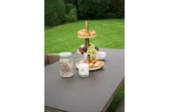 Ploß Rabida Comfort Dining Tisch, Champagner-meliert, Polyrattan, 180x110 Cm, Glasplatte In Steinoptik -Kettler Verkaufsgeschäft 6 20168.jpg