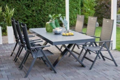 HARTMAN Exklusivmodell Xanadu Ausziehtisch, Xerix, Alu / Glaskeramik, 220/280 X 100 Cm, X-Gestell -Kettler Verkaufsgeschäft 6 20403.jpg