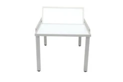 VILLANA Ausziehtisch, Silber/weiß, Alu/Sicherheitsglas, 160/220x90 Cm, Flügelmechanismus -Kettler Verkaufsgeschäft 7 13395 2.jpg