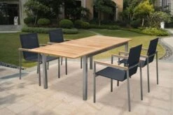 OUTFLEXX Ausziehtisch, FSC-Teak/Edelstahl, Plattenstärke 20mm, 150/200x90cm -Kettler Verkaufsgeschäft 7 13535.jpg