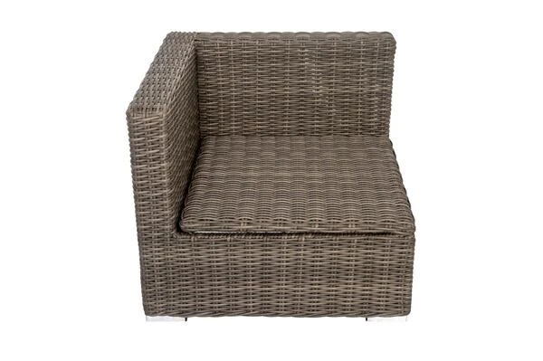 OUTFLEXX Eckelement Rechts, Grau, Polyrattan, 82 X 82 X 70 Cm, Verstellbare Sitzfläche, Wasserfeste Kissenbox 7 OUTFLEXX Eckelement Rechts, Grau, Polyrattan, 82 X 82 X 70 Cm, Verstellbare Sitzfläche, Wasserfeste Kissenbox – Bild 7