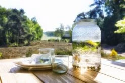 HARTMAN Yasmani Esstisch, Weiß/vintage Brown, Alu/Teak, 240x100cm -Kettler Verkaufsgeschäft 7 18685.jpg