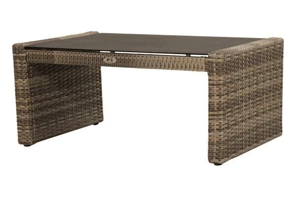 Ploß Rabida Couchtisch, Champagner-meliert, Polyrattan, 97x60x44 Cm, Glasplatte In Steinoptik 7 Ploß Rabida Couchtisch, Champagner-meliert, Polyrattan, 97x60x44 Cm, Glasplatte In Steinoptik – Bild 7