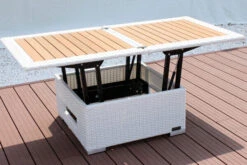 OUTFLEXX Loungetisch Höhenverstellbar, Weiß, Polyrattan, 75/152x75x40/64,5cm -Kettler Verkaufsgeschäft 7 2511 18.jpg