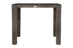 Ploß Rocking Dining Tisch, Grau/braun-meliert, Polyrattan, 90 X 90 Cm, Glasplatte In Steinoptik -Kettler Verkaufsgeschäft 8 20156.jpg