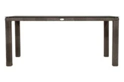 Ploß Rocking Dining Tisch, Grau/braun-meliert, Polyrattan, 170 X 90 Cm, Glasplatte In Steinoptik -Kettler Verkaufsgeschäft 8 20157.jpg