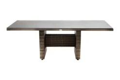 Ploß Rabida Dining Tisch, Champagner-meliert, Polyrattan, 220 X 100 Cm, Glasplatte In Steinoptik -Kettler Verkaufsgeschäft 8 20161.jpg