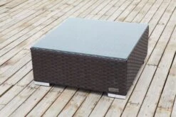 OUTFLEXX Beistelltisch/Hocker, Braun, Polyrattan, Inkl. Glasplatte Und Polster -Kettler Verkaufsgeschäft 8 2393 8.jpg
