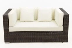 OUTFLEXX 2-Sitzer Sofa, Braun Marmoriert, Polyrattan, 152 X 85 X 70 Cm, Wasserfeste Kissenbox -Kettler Verkaufsgeschäft 9 15734 2 BOX.jpg