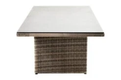 Ploß Rabida Dining Tisch, Champagner-meliert, Polyrattan, 220 X 100 Cm, Glasplatte In Steinoptik -Kettler Verkaufsgeschäft 9 20161.jpg