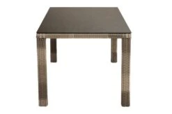 Ploß Rabida Dining Tisch, Champagner-meliert, Polyrattan, 170 X 90 Cm, Glasplatte In Steinoptik -Kettler Verkaufsgeschäft 9 20167.jpg