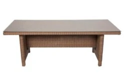 OUTFLEXX Dining Tisch, Hellbraun, Polyrattan, 220 X 100 Cm, Tischplatte Spraystone, 6mm -Kettler Verkaufsgeschäft 9 20677.jpg